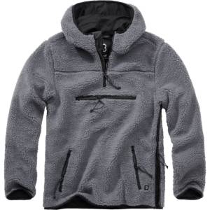 Brandit Брандиран поларен пуловер Teddyfleece Worker, антрацит (5023.5)