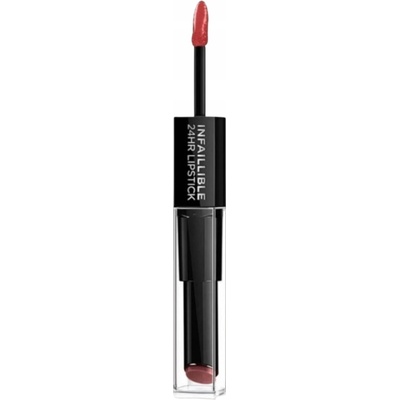 L'Oréal Paris Infaillible 24 H Lip Color 502 Red To Stay rúž 5,7 g