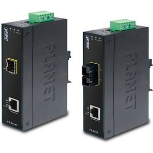 PLANET IFT-802T - 10-100Base-TX към 100Base-FX Индустриален медиа конвертор - 2-15-20 км (IFT-802T)