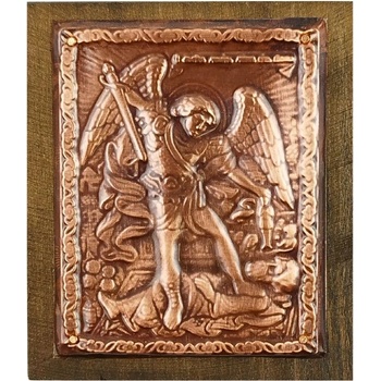 МЕДНА ИКОНА ЗА ЗАЩИТА АРХАНГЕЛ МИХАИЛ