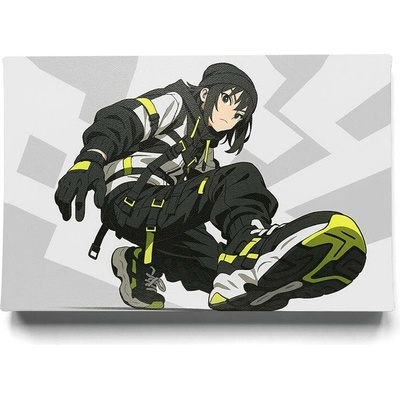 KRAFTHOUSE.EU Hikari Drip – stylový anime obraz na plátně | 100% bavlna | Různé rozměry Velikost: 70 x 50 cm Hikari Drip – moderní anime obraz | Streetwear dekorace na zeď