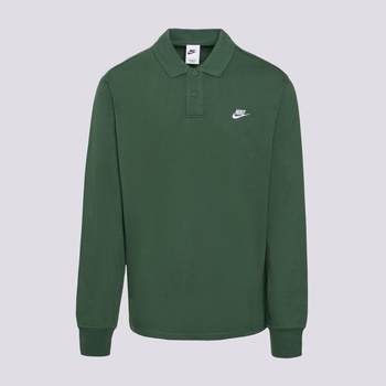 Nike Тениска Тип Поло M Nk Club Knit Ls Тениска Ти мъжки Дрехи Тениски FQ3417-323 Зелен S (FQ3417-323)