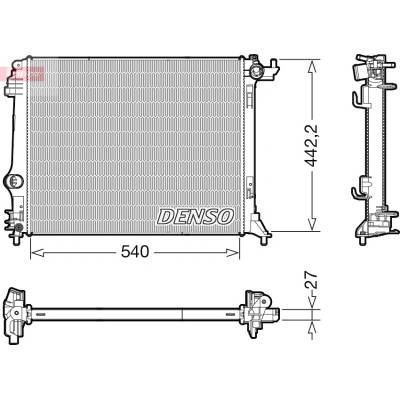 Chladič motora DENSO DRM23115
