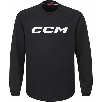 CCM Locker Room Fleece Crew SR black