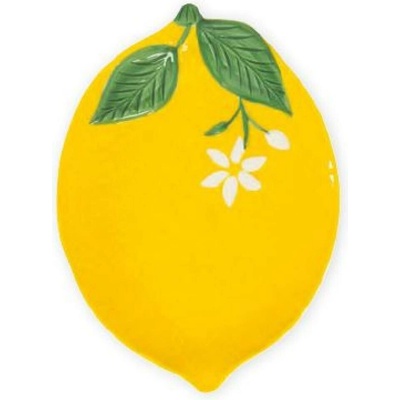 Easy Life Servírovací tanier Citrón 25 cm Fleurs et Citrons