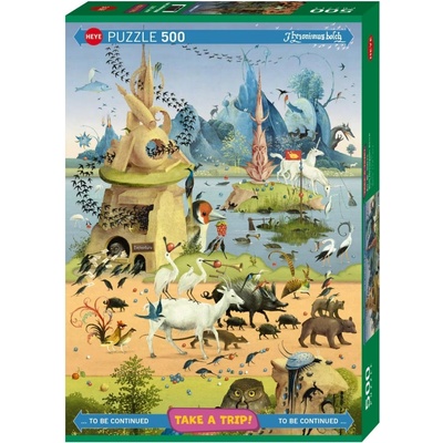 Heye Пъзел Heye от 500 части - Пътуване с Йеронимус Бош (30075)