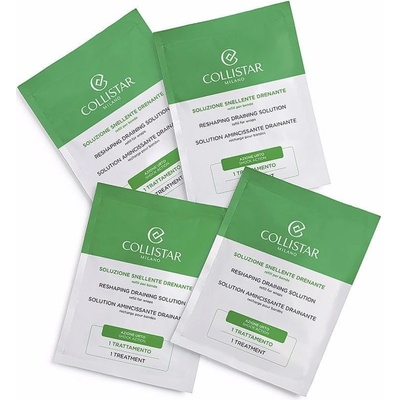 Collistar Reshaping Draining Solution Refill For Wraps termoaktivní bandáže proti celulitidě náhradní náplň 4 x 100 ml