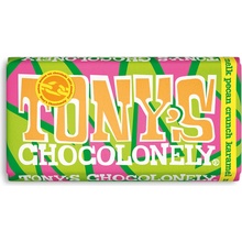 Tony’s Chocolonely mléčná čokoláda, sušenky, pekanové ořechy a karamel, 180 g