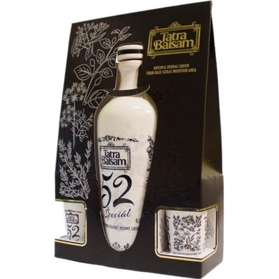 Tatra Balsam Špeciál Keramika 52% 0,7 l (darčekové balenie 2 poháre)