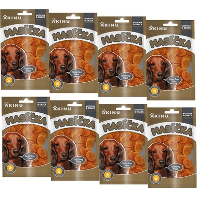 Akinu MASÍČKA Kuracie chipsy pre psov 8 x 75 g