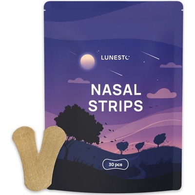 Lunesto Nasal Strips lepicí pásky na nos 30 ks