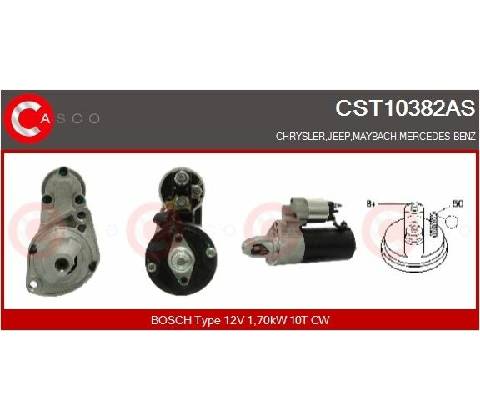 Štartér CASCO CST10382AS