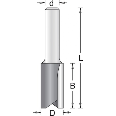 HiKOKI 754006 Drážkovacia fréza 8x25x63mm, 6 mm
