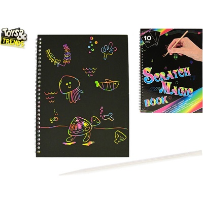 Mikro trading Magický notes se škrabacím perem