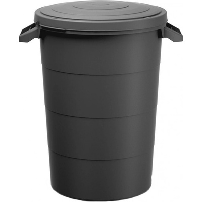 Prosperplast Venkovní odpadkový koš IDSM80U-S411, černý, 80 l