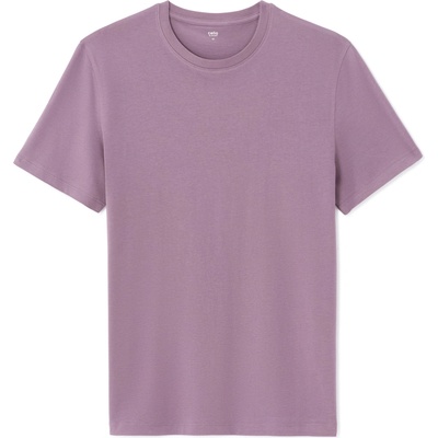 Celio Bavlněné tričko Tebase Fialová