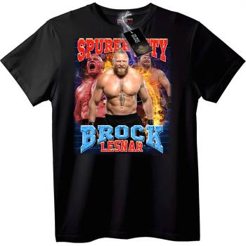 NOONEBRAND Тениска Brock Lesnar Spurk City - 2XL, Black