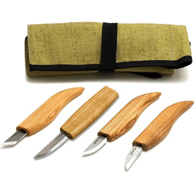 BeaverCraft řezbářská sada Basic Knives Set of 4 Knives