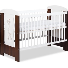 Klubs Postieľka bielo-hnedá SAFARI 120x60 cm 120×60×85 biela