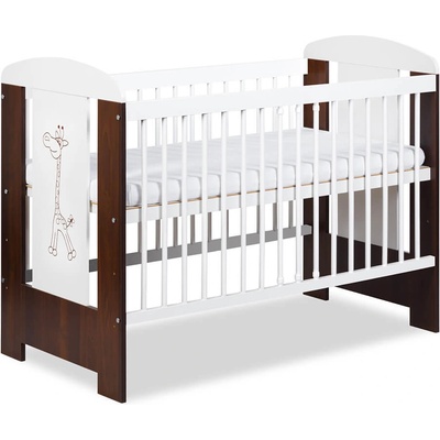Klubs Postieľka bielo-hnedá SAFARI 120x60 cm 120×60×85 biela