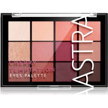 Astra Make-Up Palette The Temptation палитра от сенки за очи цвят Cherry Temptation 15 гр