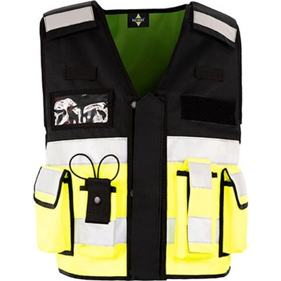 Korntex Bonn reflexní vesta pro speciální jednotky KX040 Signal Yellow