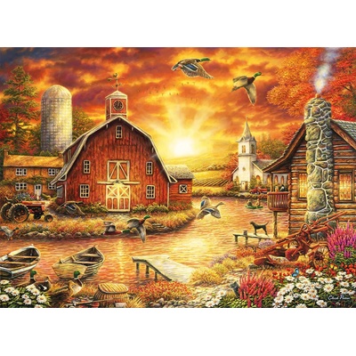 Bluebird Puzzle - Puzzle Chuck Pinson - Honey Drip Farm - 3 000 piese