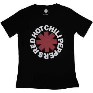 Red Hot Chili Peppers Classic Asterisk Тениска с къс ръкав Black M Дамски (RHCPTS01LB02)
