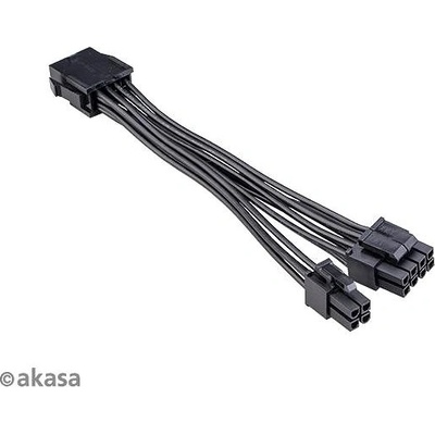 Akasa adaptér 8-Pin to 8+4-Pin Power Adapter Cable