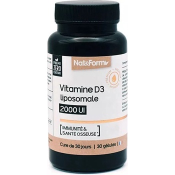Nat&Form Витамин D3 (липозомен) 2000 IU 30 капсули | Nat&Form (027212 (NUTR_VIT))