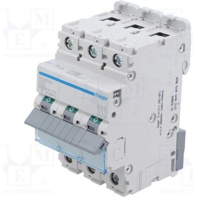 Hager NCN350 3 pól. 50A, char.C, 10 kA