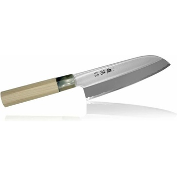 TOJIRO Кухненски нож Tojiro Fuji Cutlery Ryutoku Santoku, дръжка от магнолия, кафяв (FC-579)