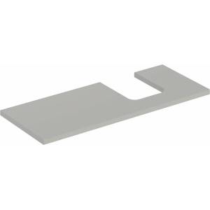 Geberit Плот за мивка Geberit One с десен изрез 120 см, матово сиво (505.315.00.7)
