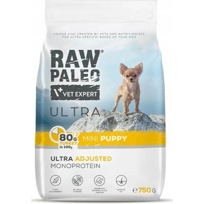 VetExpert Raw Paleo Ultra Turkey Mini Puppy 750g