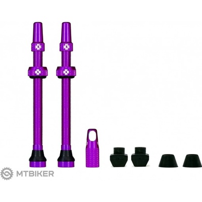 ventily Muc-Off Tubeless Presta Valve KIT bezdušové galuskový 80 mm