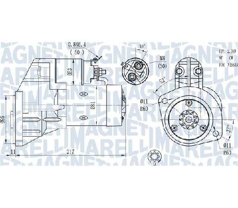 Štartér MAGNETI MARELLI 063720660010