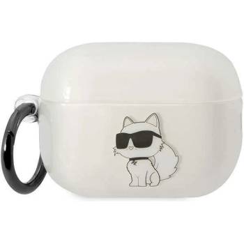 Karl Lagerfeld Кейс Karl Lagerfeld KLAP2HNCHTCT за AirPods Pro 2, прозрачен, Ikonik Choupette (KF001508-0)