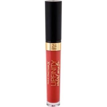 MAX Factor Lipfinity Velvet Matte 24HRS течно матиращо червило 3.5 ml нюанс 030 Cool Coral