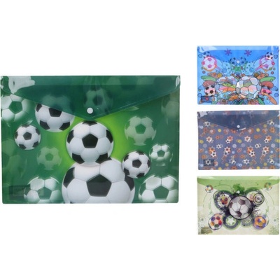 Obálka plastová s drukem Míč 36x26cm mix 945530