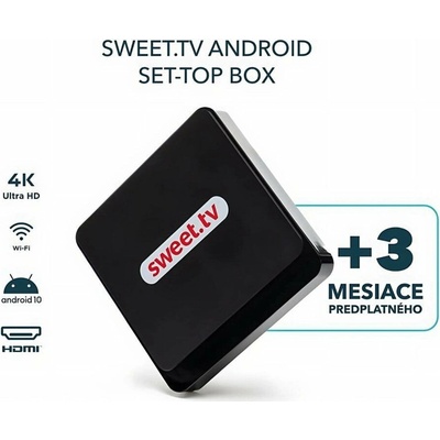 Sweet.TV box 2 + balík L na 3 mesiace