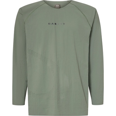 Oakley Мъжка фланелка с дълъг ръкав за колоездене Oakley Seeker Whip L/S Jersey Cycling jersey - Aviator Green - размер XL (056-3984-0114)