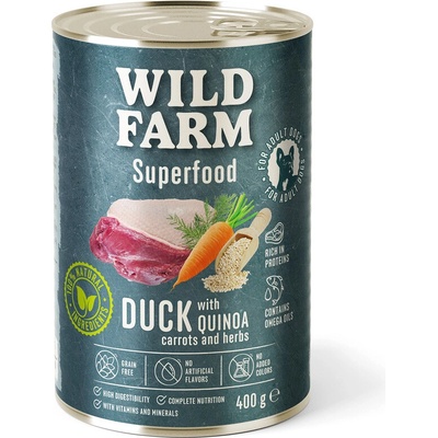 Wild Farm Superfood Duck 400 g