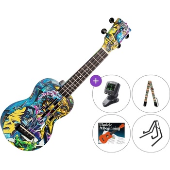 Mahalo MA1GR Art II Series SET Graffiti Сопрано укулеле (MA1GR-SET)