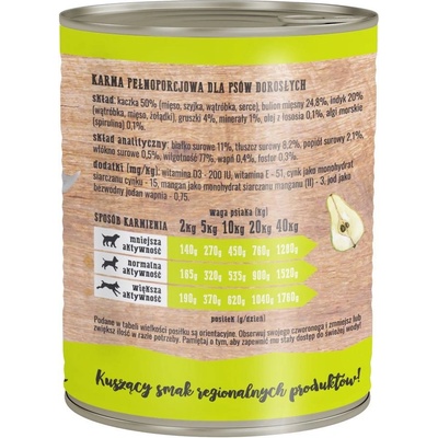 Wiejska Zagroda Adult Kachna s hruškou 800 g