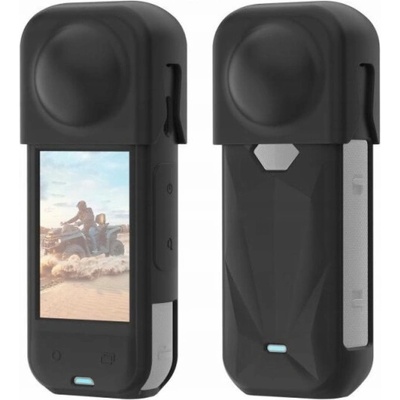 Puluz Krytka objektivu + ochranný silikonový kryt pro Insta360 X5 PU757b