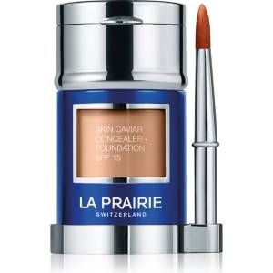 La Prairie Skin Caviar Concealer Foundation грим и коректор SPF 15 цвят NW-15 Warm Linen 30ml