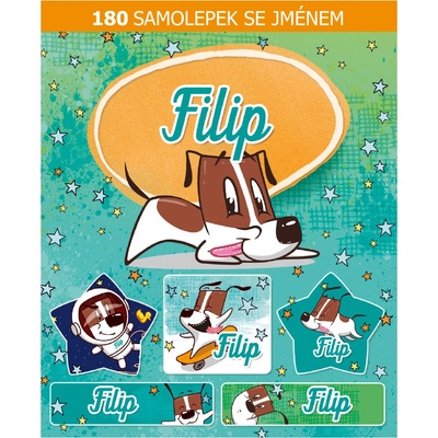 ARGUS Veselé nálepky samolepky se jménem Filip