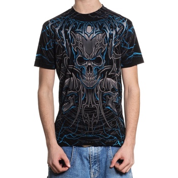 AFFLICTION мъжка тениска affliction - street savage - black - a27308-bk