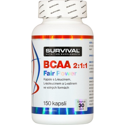 Survival BCAA 2:1:1 Fair Power 150 kapslí