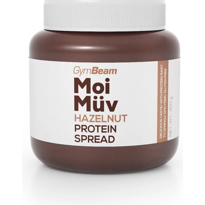GymBeam Proteínová nátierka MoiMüv lieskový orech 400 g